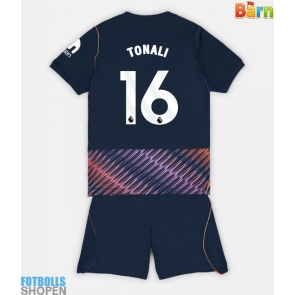 Billiga Tottenham Hotspur Sandro Tonali #16 Bortatröja Barn 2026-27 Kortärmad (+ Korta byxor)